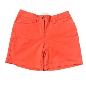 Lands' End Pink Salmon Chino Shorts Fit Style Two Women's Size 4